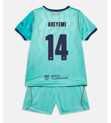 Barcelona Karim Adeyemi #14 Tredjeställ Barn 2026-27 Kortärmad (+ Korta byxor)